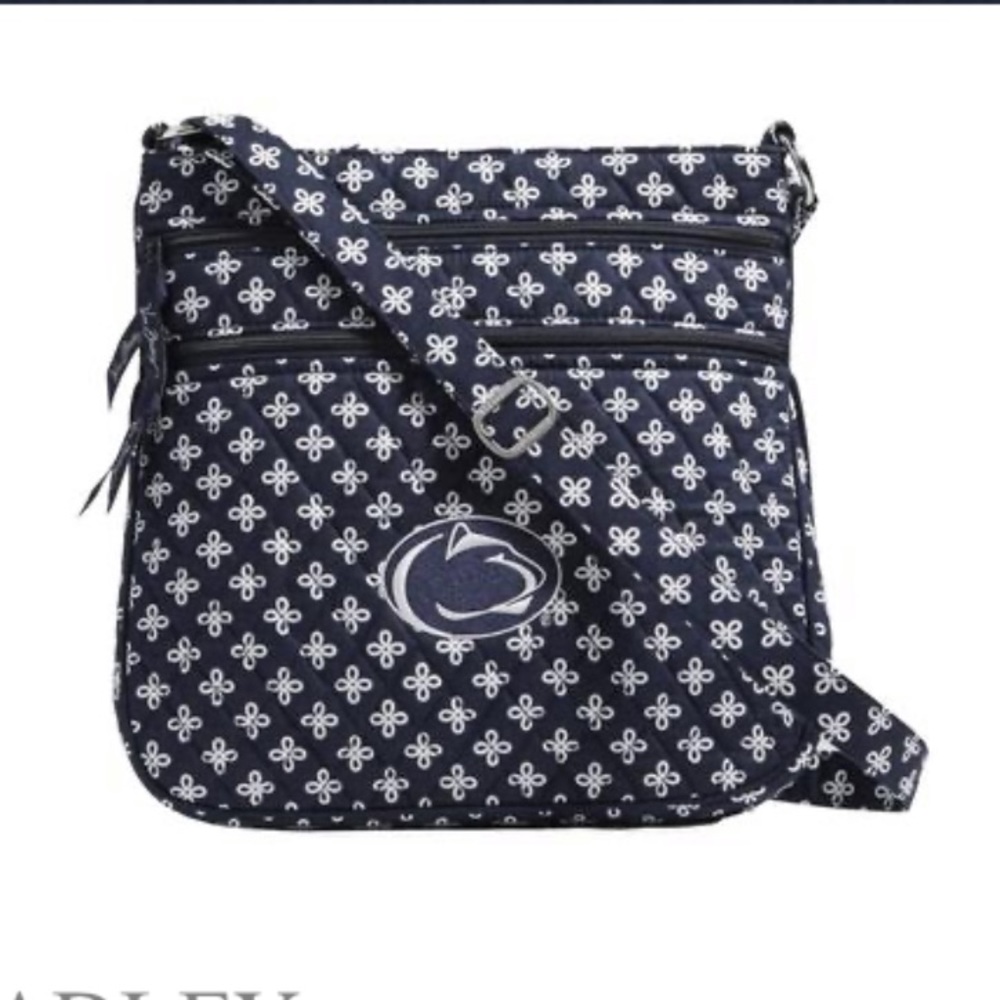 Vera Bradley Penn State Triple Zip Crossbody